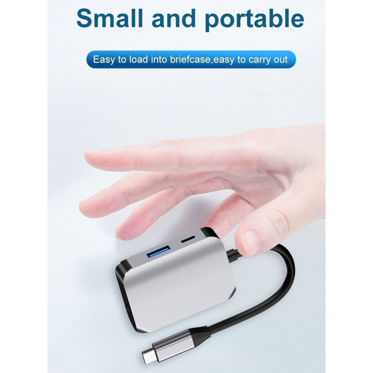 Adattatore USB-C a HDMI PD USB 3.0 3 in 1 HW-6003