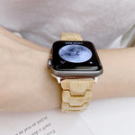 Cinturino in tessuto di perline di legno per Apple Watch Series 6 e SE e 5 e 4 40 mm / 3 e 2 e 1 38 mm, For Apple Watch Series 8&7 41mm / SE 2&6&SE&5&4 40mm / 3&2&1 38mm, For Apple Watch Series 7 41mm / 6 & SE & 5 & 4 40mm / 3 & 2 & 1 38mm