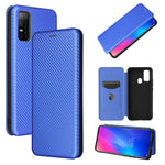 Struttura in fibra di carbonio Flip orizzontale magnetico Custodia in pelle TPU + PC + PU con slot per schede, For DOOGEE N30, For Fujitsu Arrows NX9 F-52A, For Motorola Moto G9 Power, For Oukitel WP5 / WP5 Pro, For LG K92 5G