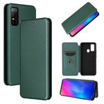 Struttura in fibra di carbonio Flip orizzontale magnetico Custodia in pelle TPU + PC + PU con slot per schede, For DOOGEE N30, For Fujitsu Arrows NX9 F-52A, For Motorola Moto G9 Power, For Oukitel WP5 / WP5 Pro, For LG K92 5G