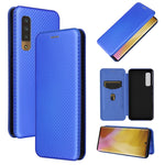 Struttura in fibra di carbonio Flip orizzontale magnetico Custodia in pelle TPU + PC + PU con slot per schede, For DOOGEE N30, For Fujitsu Arrows NX9 F-52A, For Motorola Moto G9 Power, For Oukitel WP5 / WP5 Pro, For LG K92 5G