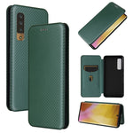 Struttura in fibra di carbonio Flip orizzontale magnetico Custodia in pelle TPU + PC + PU con slot per schede, For DOOGEE N30, For Fujitsu Arrows NX9 F-52A, For Motorola Moto G9 Power, For Oukitel WP5 / WP5 Pro, For LG K92 5G