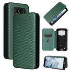 Struttura in fibra di carbonio Flip orizzontale magnetico Custodia in pelle TPU + PC + PU con slot per schede, For DOOGEE N30, For Fujitsu Arrows NX9 F-52A, For Motorola Moto G9 Power, For Oukitel WP5 / WP5 Pro, For LG K92 5G