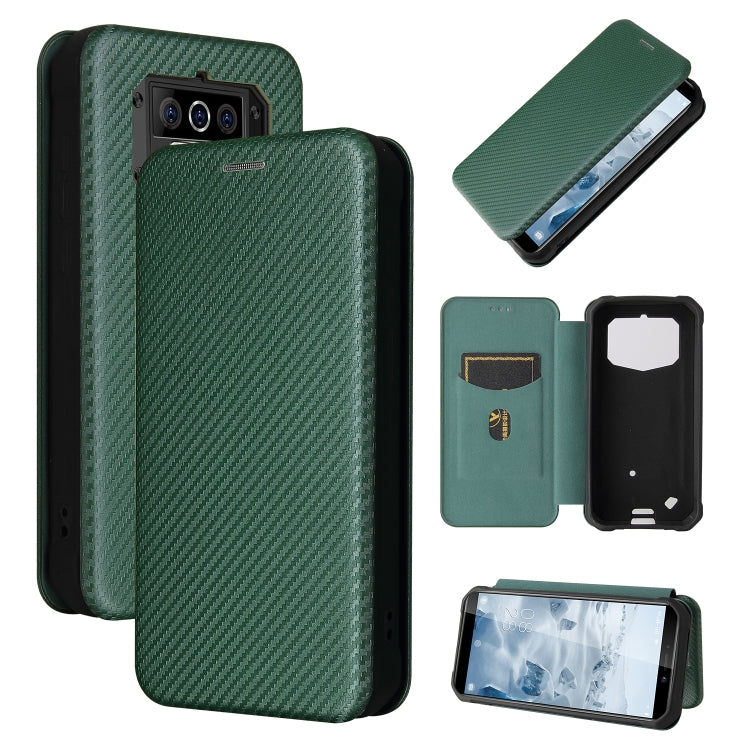 Struttura in fibra di carbonio Flip orizzontale magnetico Custodia in pelle TPU + PC + PU con slot per schede, For DOOGEE N30, For Fujitsu Arrows NX9 F-52A, For Motorola Moto G9 Power, For Oukitel WP5 / WP5 Pro, For LG K92 5G
