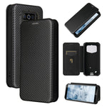 Struttura in fibra di carbonio Flip orizzontale magnetico Custodia in pelle TPU + PC + PU con slot per schede, For DOOGEE N30, For Fujitsu Arrows NX9 F-52A, For Motorola Moto G9 Power, For Oukitel WP5 / WP5 Pro, For LG K92 5G