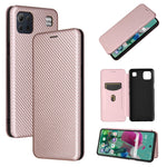 Struttura in fibra di carbonio Flip orizzontale magnetico Custodia in pelle TPU + PC + PU con slot per schede, For DOOGEE N30, For Fujitsu Arrows NX9 F-52A, For Motorola Moto G9 Power, For Oukitel WP5 / WP5 Pro, For LG K92 5G