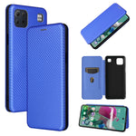Struttura in fibra di carbonio Flip orizzontale magnetico Custodia in pelle TPU + PC + PU con slot per schede, For DOOGEE N30, For Fujitsu Arrows NX9 F-52A, For Motorola Moto G9 Power, For Oukitel WP5 / WP5 Pro, For LG K92 5G