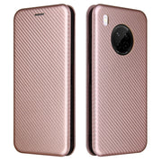 Struttura in fibra di carbonio Flip orizzontale magnetico Custodia in pelle TPU + PC + PU con slot per schede, For Huawei Y9a, For Huawei nova 8 SE, For Huawei Honor 10X Lite, For Samsung Galaxy A12 / M12