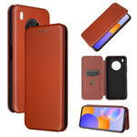 Custodia portafoglio flip in pelle TPU per Huawei nova 8 SE