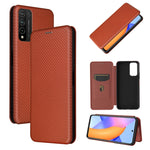 Custodia portafoglio flip in pelle TPU per Huawei nova 8 SE