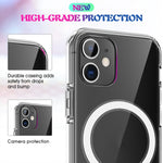 Custodia Magsafe trasparente TPU per iPhone X, XS, XR, XS Max