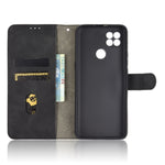 Custodia portafoglio in pelle PU con fibbia magnetica