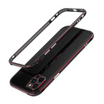 Custodia protettiva con montatura in metallo per iPhone 12 Pro