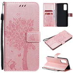 Custodia portafoglio in pelle sintetica per Samsung Galaxy S20 FE