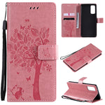 Custodia portafoglio in pelle sintetica per Samsung Galaxy S20 FE