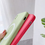 Custodia silicone liquido antiurto per iPhone X e XS