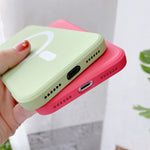 Custodia silicone liquido antiurto per iPhone X e XS