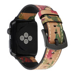 Cinturino in vera pelle di vacchetta retrò con strato di testa per Apple Watch Series 6 e SE e 5 e 4 40 mm / 3 e 2 e 1 38 mm, For Apple Watch Series 8&7 41mm / SE 2&6&SE&5&4 40mm / 3&2&1 38mm                                                             ...