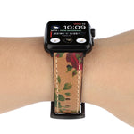 Cinturino in vera pelle di vacchetta retrò con strato di testa per Apple Watch Series 6 e SE e 5 e 4 40 mm / 3 e 2 e 1 38 mm, For Apple Watch Series 8&7 41mm / SE 2&6&SE&5&4 40mm / 3&2&1 38mm                                                             ...
