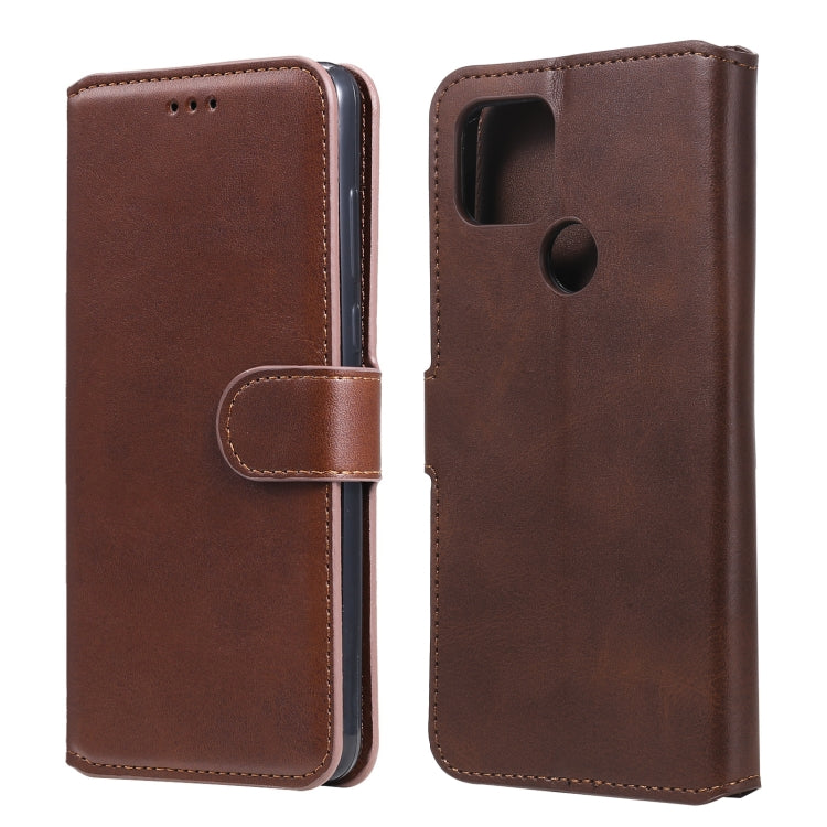 Classic Calf Texture PU + TPU Custodia in pelle a ribalta orizzontale, con supporto, slot per carte e portafoglio, For Google Pixel 5, For Google Pixel 5 XL / Pixel 4a 5G, For Nokia 3.4 / 7.3, For OPPO A53 / A53S / A32