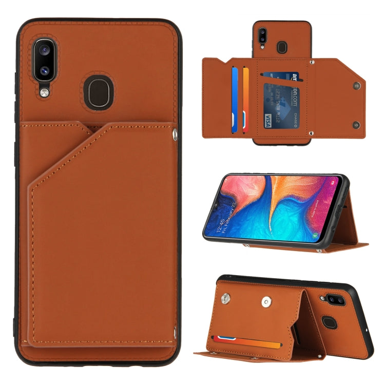 Custodia TPU posteriore con slot carte per Samsung Galaxy