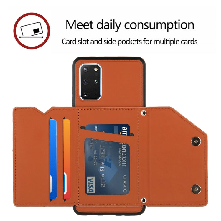 Custodia TPU con slot carte e supporto per Samsung Galaxy S20+