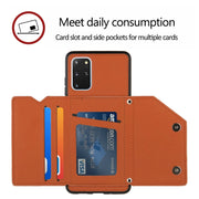 Custodia TPU con slot carte e supporto per Samsung Galaxy S20+