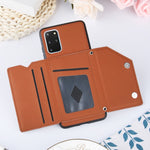 Custodia TPU con slot carte e supporto per Samsung Galaxy S20+