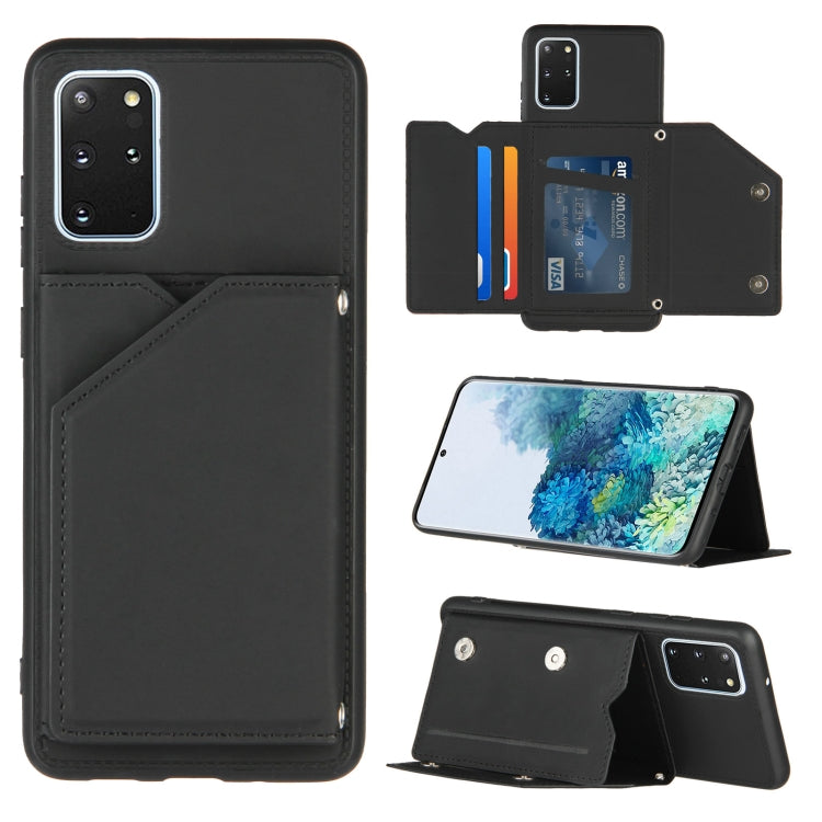Custodia TPU con slot carte e supporto per Samsung Galaxy S20+
