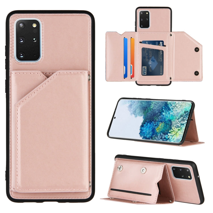 Custodia TPU con slot carte e supporto per Samsung Galaxy S20+
