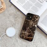 Custodia TPU antiurto con motivo marmo per iPhone 12 Pro Max