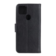 KHAZNEH Custodia in pelle a conchiglia orizzontale con struttura in pelle bovina con supporto, slot per carte e portafoglio, For OPPO A15, For Samsung Galaxy A02s 164