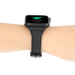 Cinturino in vera pelle con trama di cavallo pazzo, For Apple Watch Series 7 41mm / 6 & SE & 5 & 4 40mm / 3 & 2 & 1 38mm, For Apple Watch Series 8&7 41mm / SE 2&6&SE&5&4 40mm / 3&2&1 38mm                                                                 ...