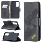 Custodia portafoglio in pelle sintetica per Samsung Galaxy A12