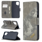 Custodia portafoglio in pelle sintetica per Samsung Galaxy A12