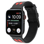 Cinturino in vera pelle con motivo intrecciato, For Apple Watch Series 8&7 41mm / SE 2&6&SE&5&4 40mm / 3&2&1 38mm, For Apple Watch Series 7 41mm / 6 & SE & 5 & 4 40mm / 3 & 2 & 1 38mm, For Apple Watch Series 7 45mm / 6 & SE & 5 & 4 44mm / 3 & 2 & 1 42m...