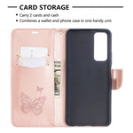 Custodia portafoglio in pelle per Samsung Galaxy A12