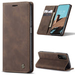 Custodia portafoglio in pelle per Samsung Galaxy A42 5G
