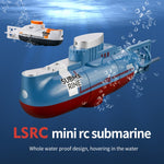 Giocattolo per bambini sottomarino con telecomando di ricarica mini USB LSRC
