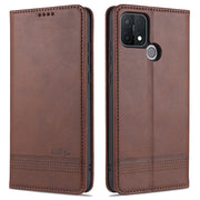 AZNS Custodia in pelle a vibrazione orizzontale con struttura in vitello magnetico con slot per carte, supporto e portafoglio, For OPPO A15, For vivo Y20, For vivo Y70s / Y51s / IQOO U1, For Samsung Galaxy A42 5G, For Samsung Galaxy M51 (Side Fingerprint)