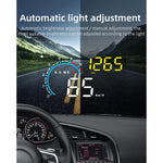 M12 OBD2 + Modalità GPS Car Head-up Display HUD Velocità eccessiva/Velocità/Temperatura dell'acqua/Bassa tensione/Allarme guasto, M12