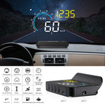 M12 OBD2 + Modalità GPS Car Head-up Display HUD Velocità eccessiva/Velocità/Temperatura dell'acqua/Bassa tensione/Allarme guasto, M12