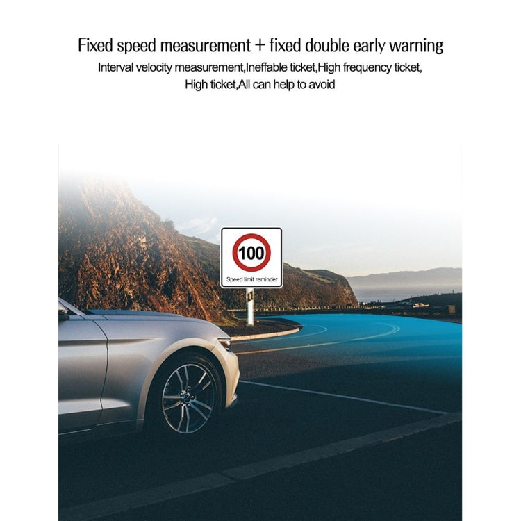 C1 OBD2 + Modalità GPS Car HUD Head-up Display Bussola/Velocità/Temperatura dell'acqua/Visualizzazione tensione/Velocità/Allarme guasto/Funzione di navigazione, C1 With Navigation Function