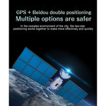 C1 OBD2 + Modalità GPS Car HUD Head-up Display Bussola/Velocità/Temperatura dell'acqua/Visualizzazione tensione/Velocità/Allarme guasto/Funzione di navigazione, C1 With Navigation Function