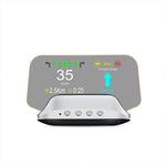 C3 OBD2 + Modalità GPS Car Head-up Display HUD Velocità eccessiva/Velocità/Temperatura dell'acqua troppo alta/Tensione troppo bassa/Allarme guasto motore/Promemoria guida fatica/Funzione di navigazione, C3