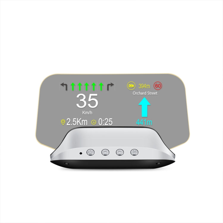 C3 OBD2 + Modalità GPS Car Head-up Display HUD Velocità eccessiva/Velocità/Temperatura dell'acqua troppo alta/Tensione troppo bassa/Allarme guasto motore/Promemoria guida fatica/Funzione di navigazione, C3
