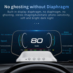 C3 OBD2 + Modalità GPS Car Head-up Display HUD Velocità eccessiva/Velocità/Temperatura dell'acqua troppo alta/Tensione troppo bassa/Allarme guasto motore/Promemoria guida fatica/Funzione di navigazione, C3