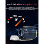 C3 OBD2 + Modalità GPS Car Head-up Display HUD Velocità eccessiva/Velocità/Temperatura dell'acqua troppo alta/Tensione troppo bassa/Allarme guasto motore/Promemoria guida fatica/Funzione di navigazione, C3