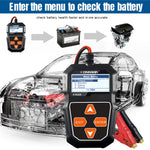 KONNWEI KW208 Tester per batteria con schermo a colori TFT per auto, supporta 8 lingue, KW208