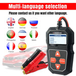 KONNWEI KW208 Tester per batteria con schermo a colori TFT per auto, supporta 8 lingue, KW208